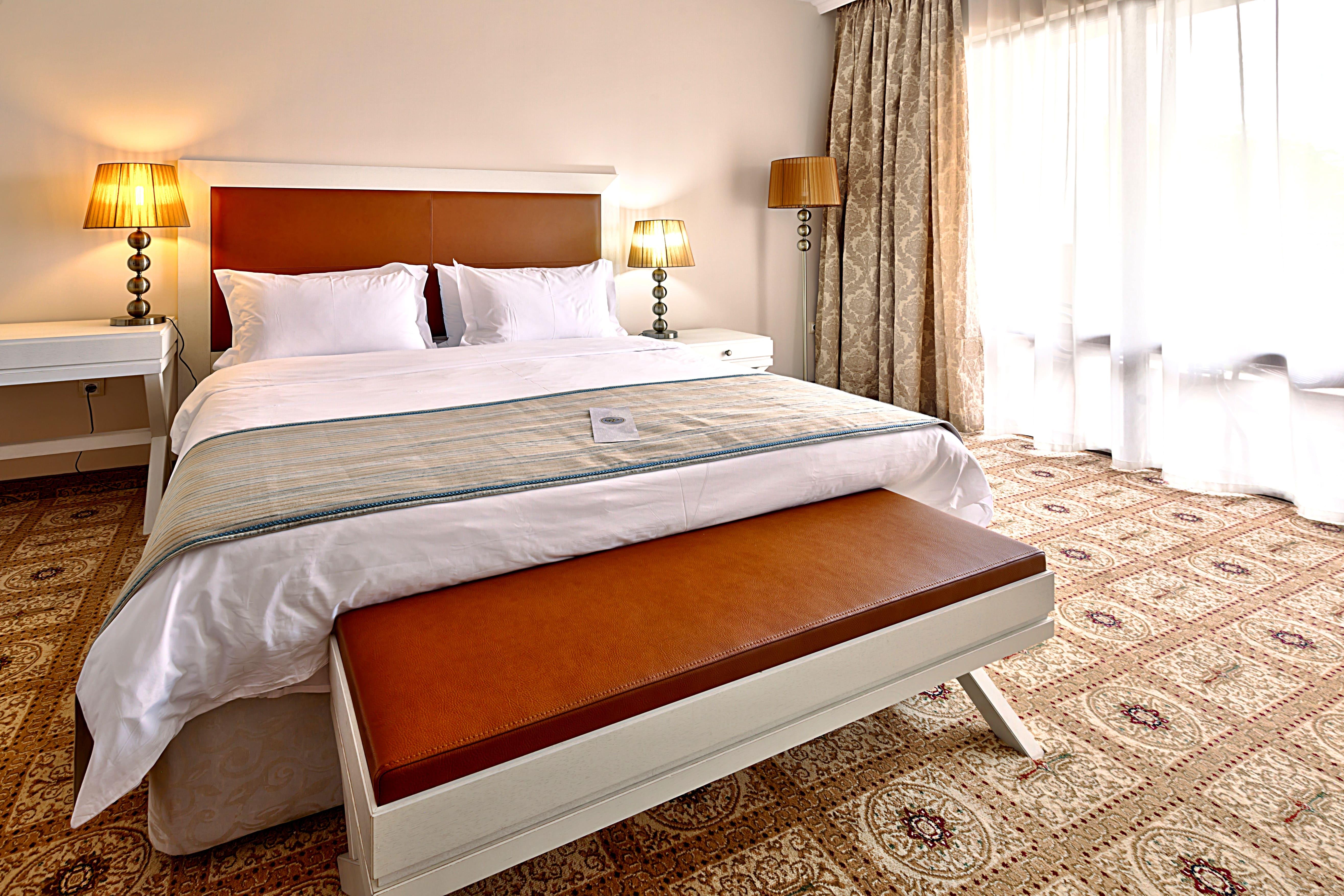 Primoretz Grand Hotel & Spa Burgaz Dış mekan fotoğraf A bedroom at the hotel