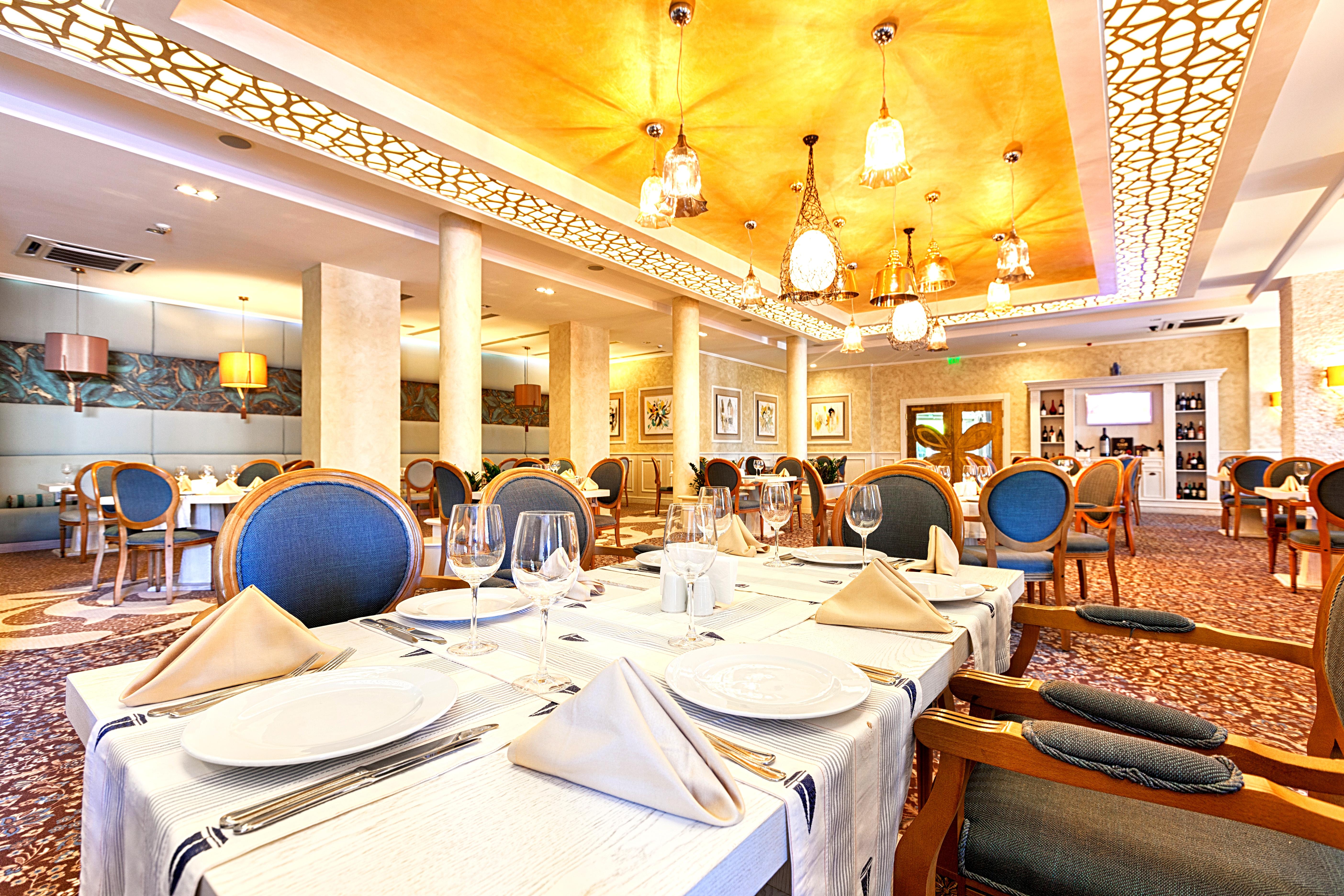 Primoretz Grand Hotel & Spa Burgaz Dış mekan fotoğraf The restaurant